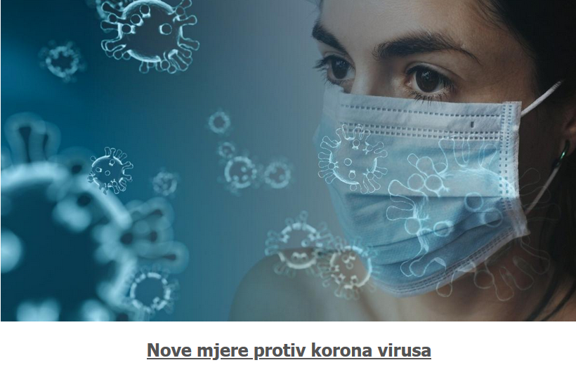 Stupile na snagu nove epidemiološke mjere borbe protiv korona virusa